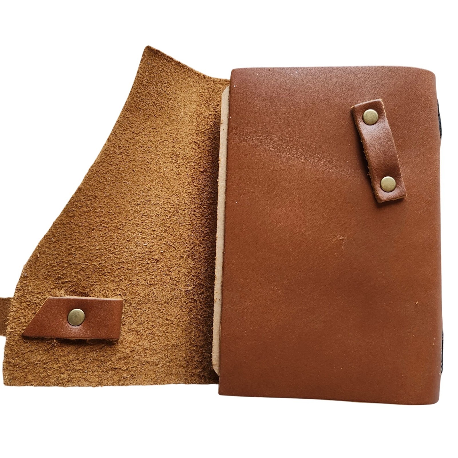 Portland Leather Unisex Small Wrap Journal Honey Leather Refillable Strap