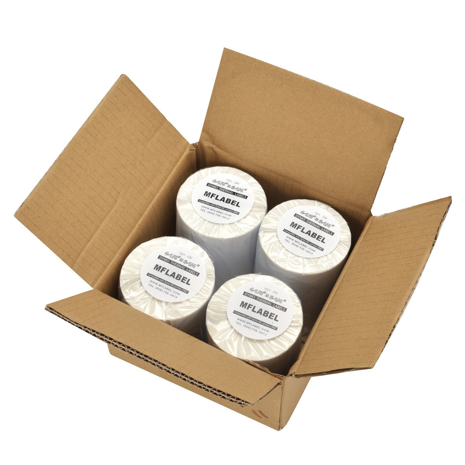 10 Rolls 2200 Direct Thermal Shipping Labels 4×6 For DYMO 4XL 1744907 – 220/Roll