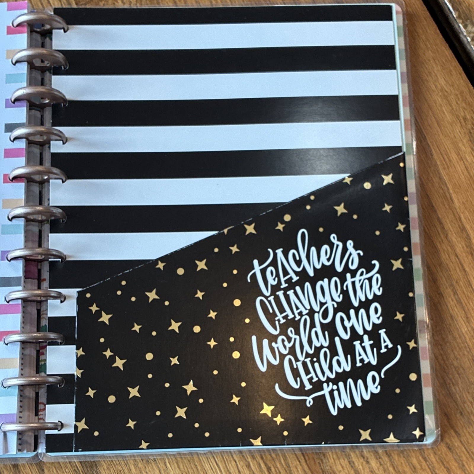 The Happy Planner Teacher Disc-Bound Planner Organizer w/ Daily Schedule & Notes