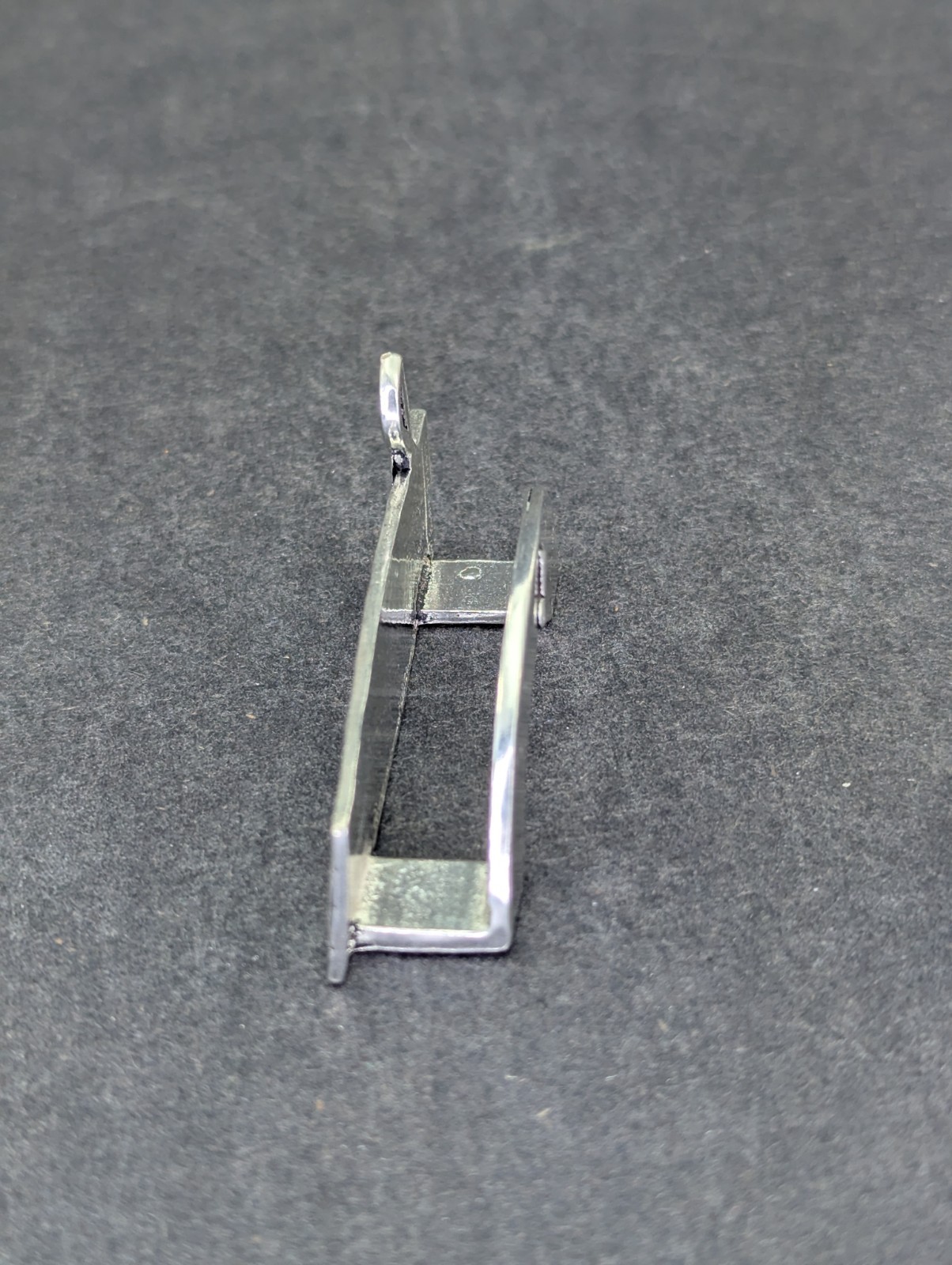 Music Notes G Clef Bars Pewter Business Card Holder Canada Vtg