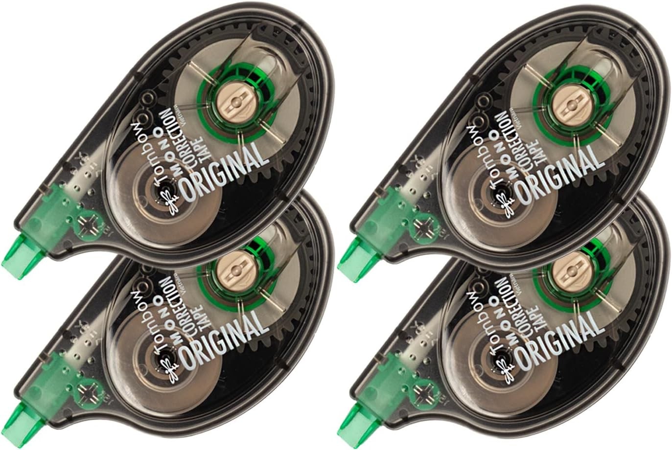 Tombow 68626 MONO Original Correction Tape, 4-Pack. Easy to Use Applicator for I