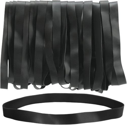 Large Rubber Bands, 30Pcs Size 107 Big Wide Elastic Bands, Heavy Duty Black L…