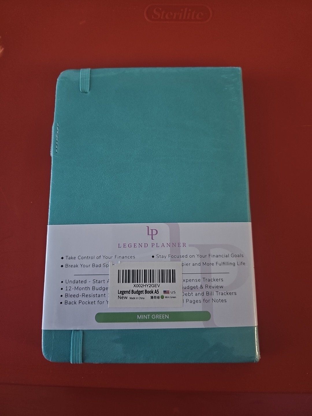 New & Sealed Legend Planner Budget Book – Personal Finance Planner A5 Mint Green