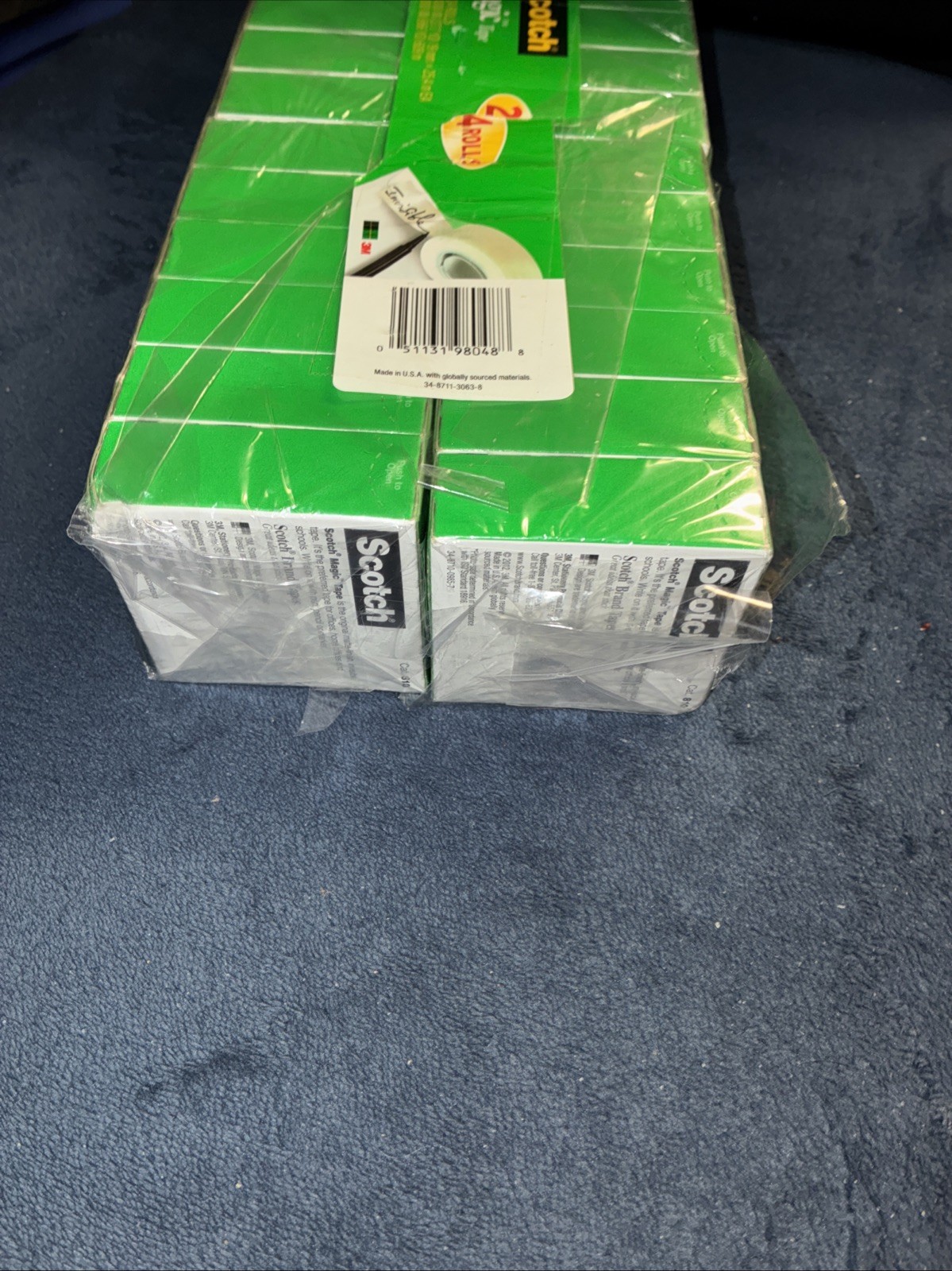 Scotch Magic Tape Value Pack 3/4″ x 1000″ 1″ Core Clear 24/Pack 810K24