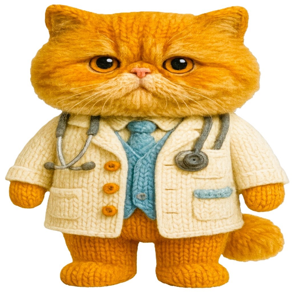 30 Custom Doctor Kitty Personalized Address Labels