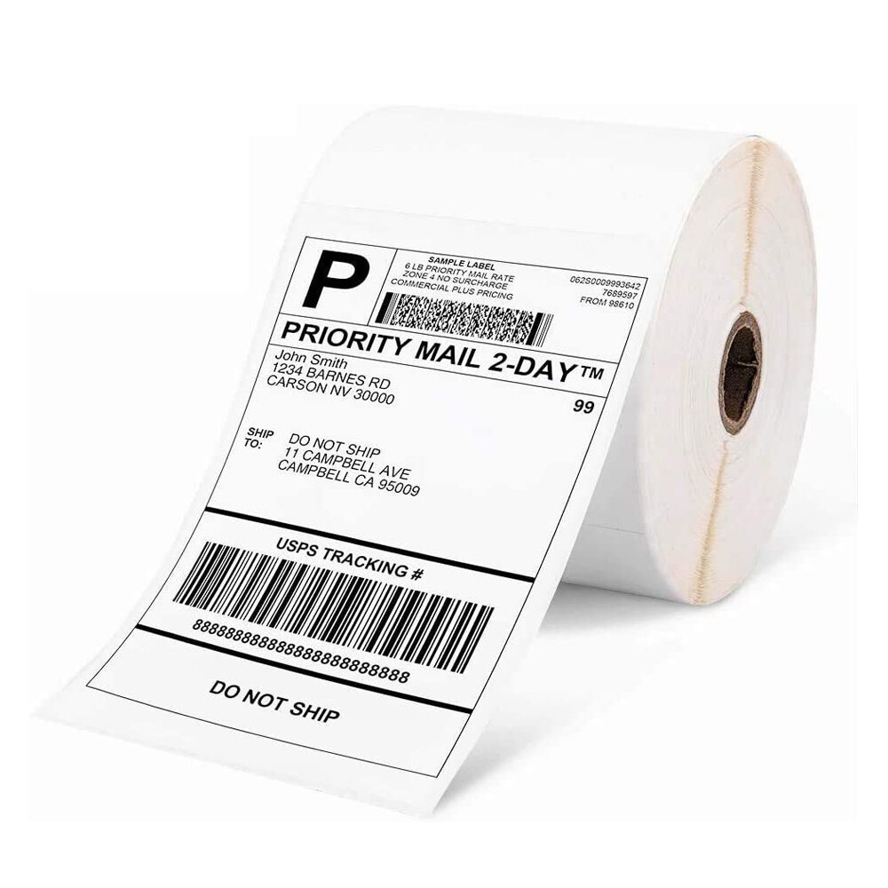 500/1000X 4 x 6 Phomemo Label Thermal Shipping Labels for Zebra & Rollo Printers