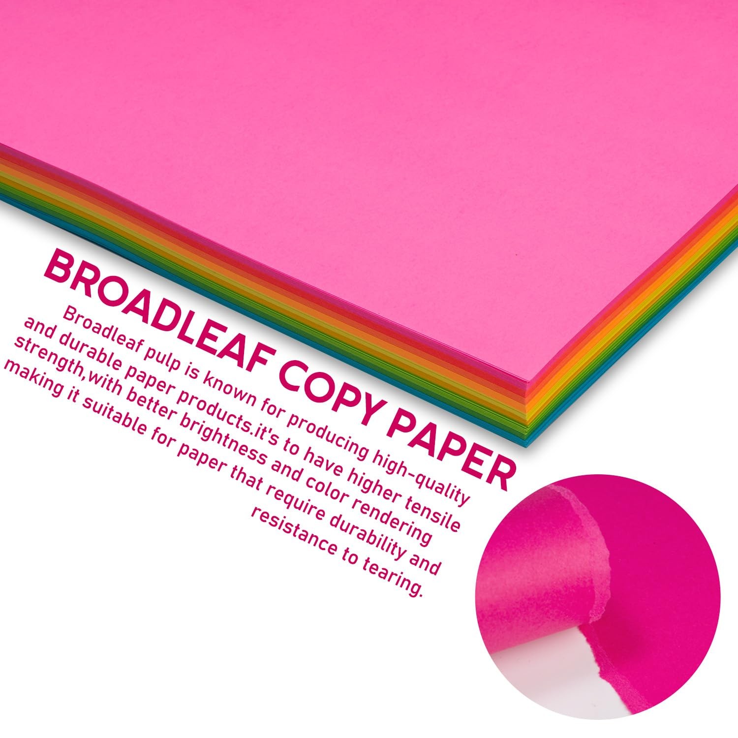 Colored Print&Copy Paper 8.5×11 Inches,180 Sheets 9 Colors Pastel A4 Printer …