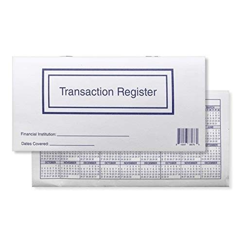 Checkbook Registers for Personal Checkbook, Transactions Ledgers, Pack of 10,…