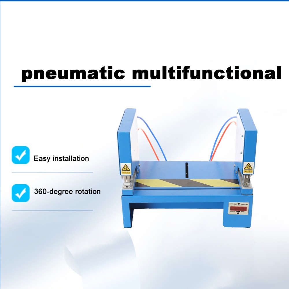 Dual Head Smart Pneumatic Stapler Electric Saddle Stapler Double Stapler Machine