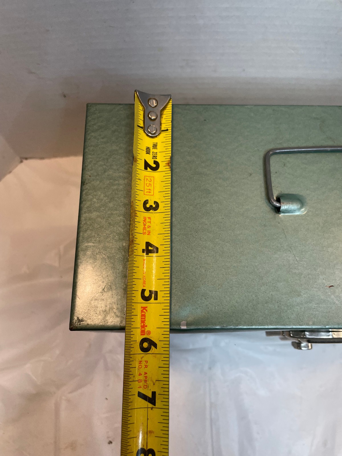 Vintage Excelsior Personal Metal Steel Storage Case Cabinet Box Green – No Key