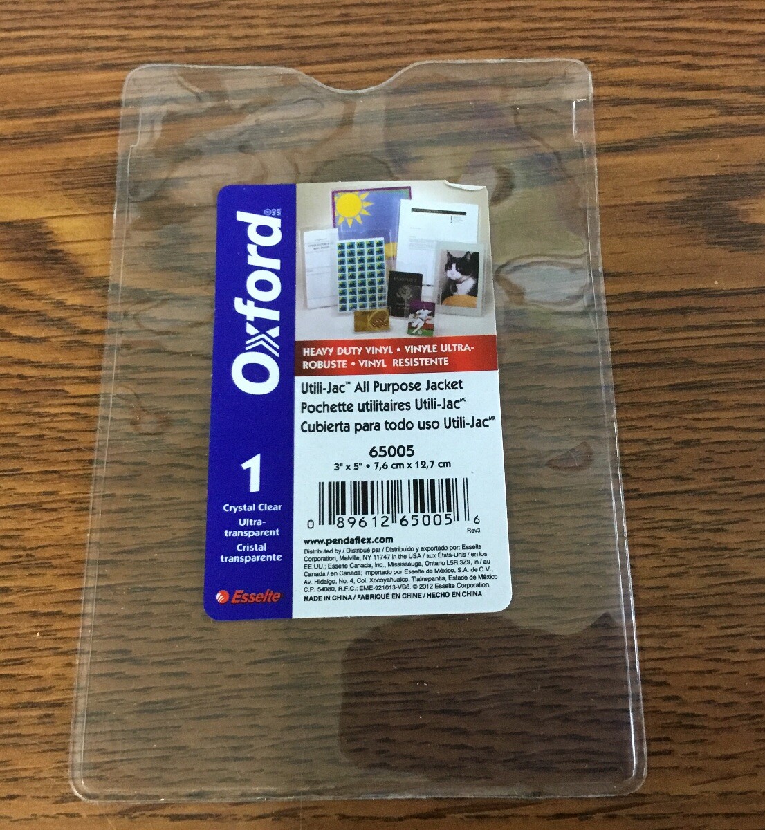 Oxford Utili-Jac Heavy Duty Clear Vinyl Jackets 3” x 5” Box Of 50, 65005