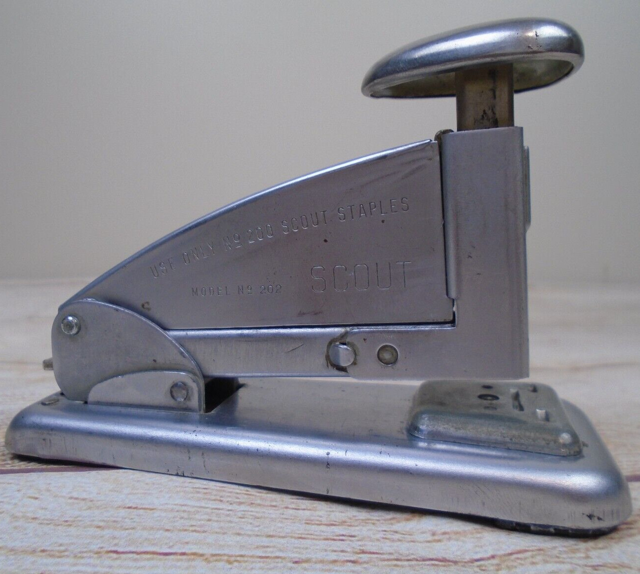 Vintage Ace Scout Staple Machine Model 202 Office Stapler Made in USA