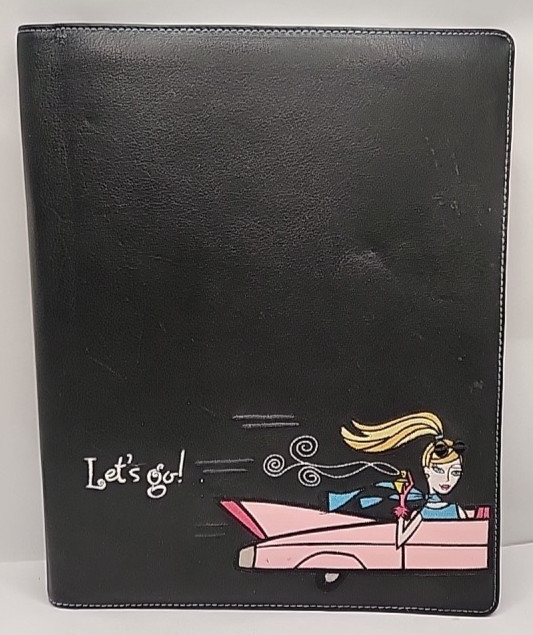 The Girlfriend Collection Binder Mary Kay Top Grain Cowhide Leather Portfolio