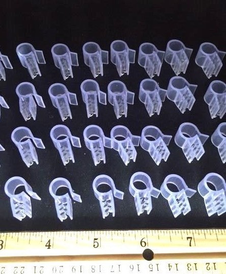 HOT! 50 PACK CLIP-ON HOLDERS ⭐300+ SOLD!⭐ SHELF BASKET SALE SIGN TAG LABEL GRIPS