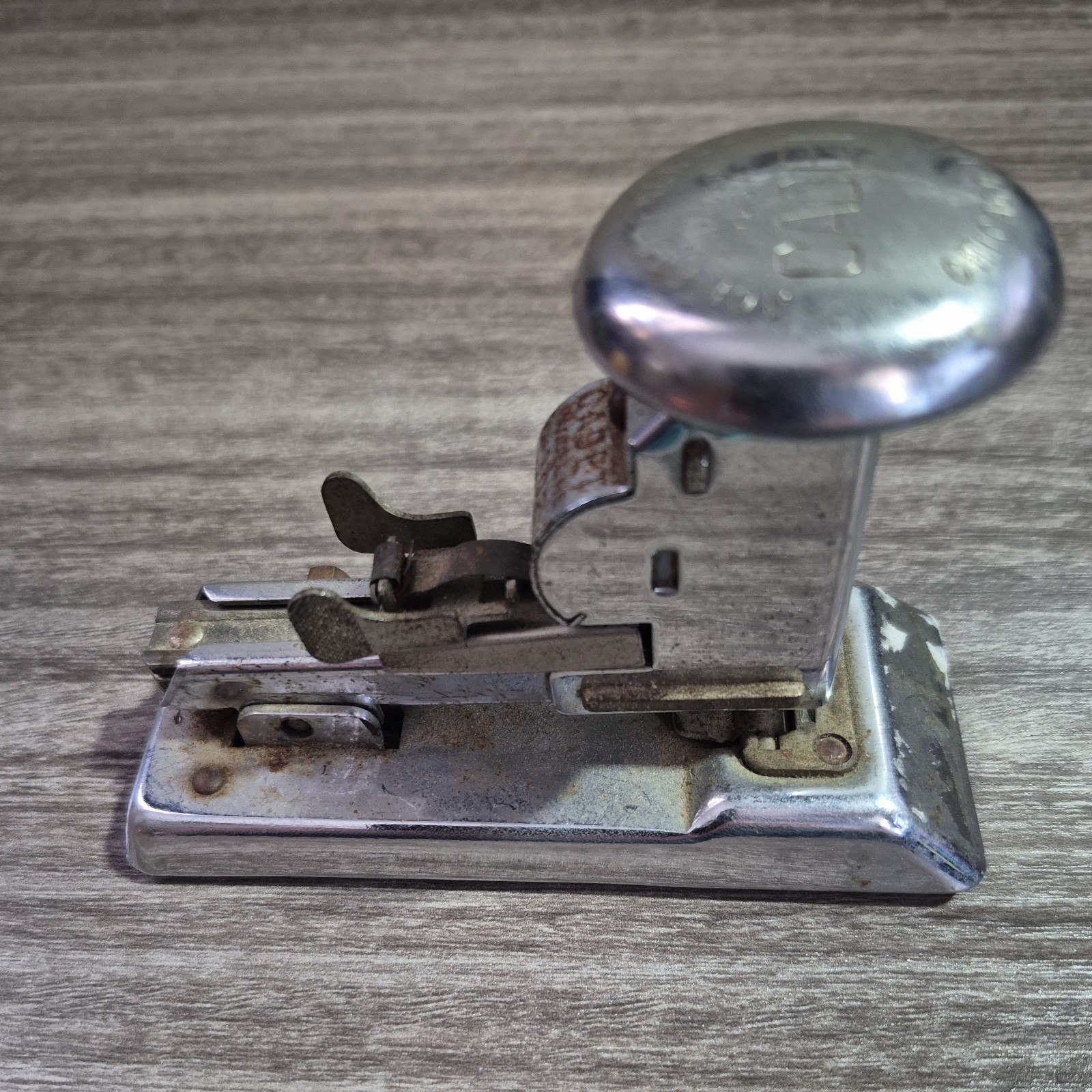 Vintage Stapler Cadet 302 Ace Fastener Corp Chicago USA Deco Tested/Works