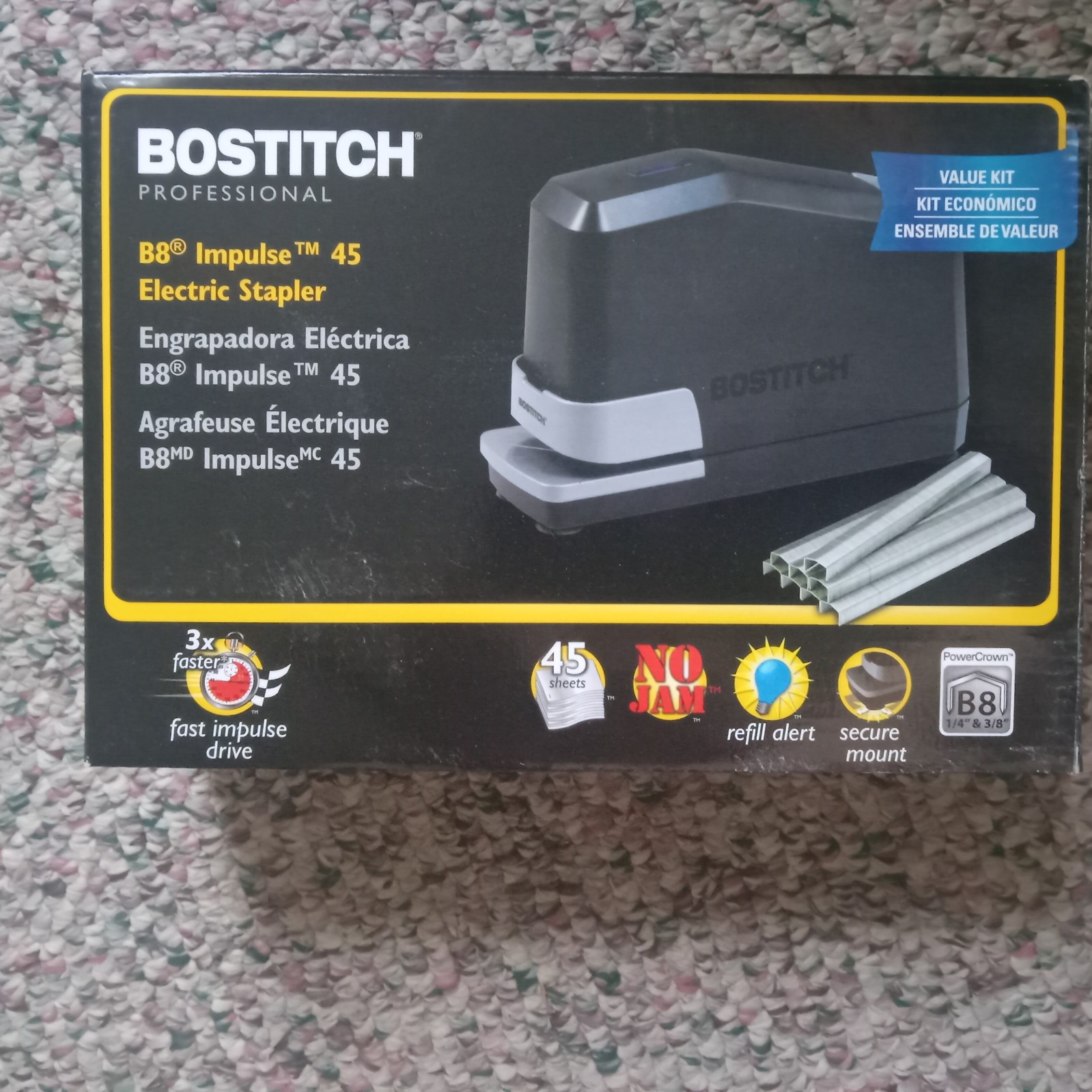 Bostitch B8E Impulse 45 Sheet Electric Stapler