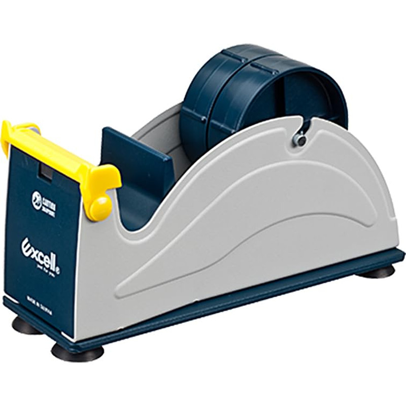 Excell EX-17/3IN JVCC EX-17 Steel Desk Top Tape Dispenser: 3″ Wide, Blue/Grey