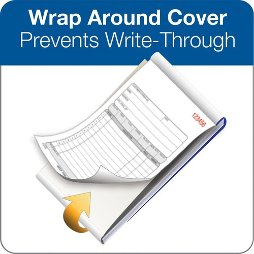 Adams Sales Order Book, 3-Part 1 Count (Pack of 1), White/Canary/Pink