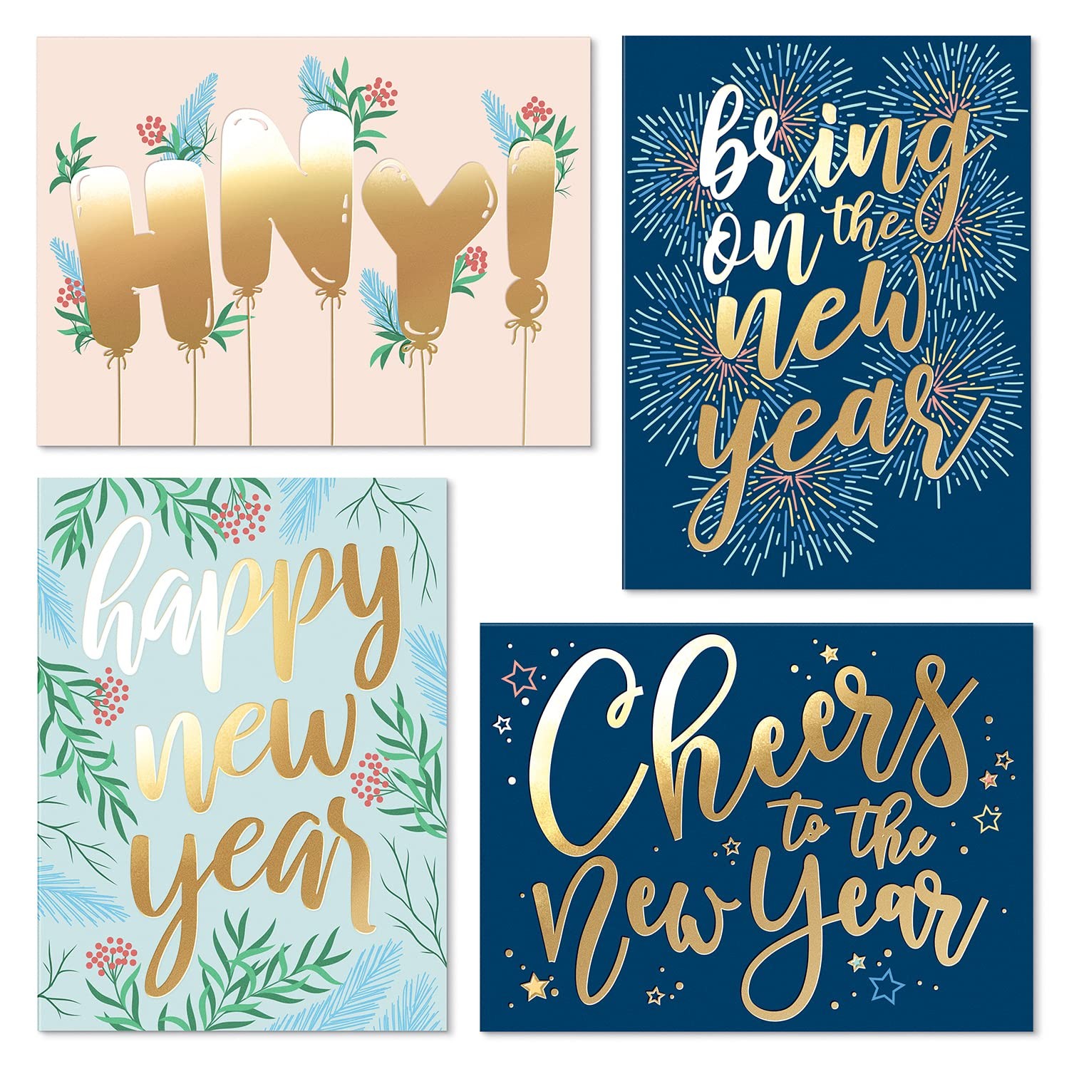Sweetzer & Orange New Year Cards 4.25 inches x 5.75 inches,