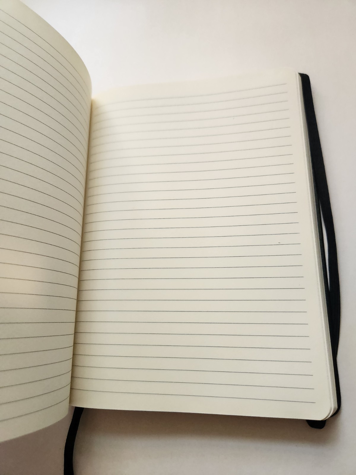 Black & Gold Bee Motif Genuine Bonded Leather Lined Notebook w/ Elastic Bookmark