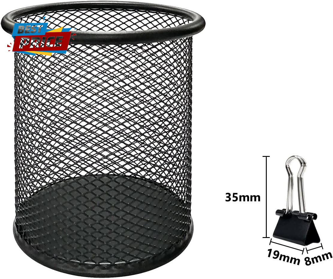 96 Pack (19Mm) Mini Binder Clips 3/4-Inch Small Black Paper Clamps for Office