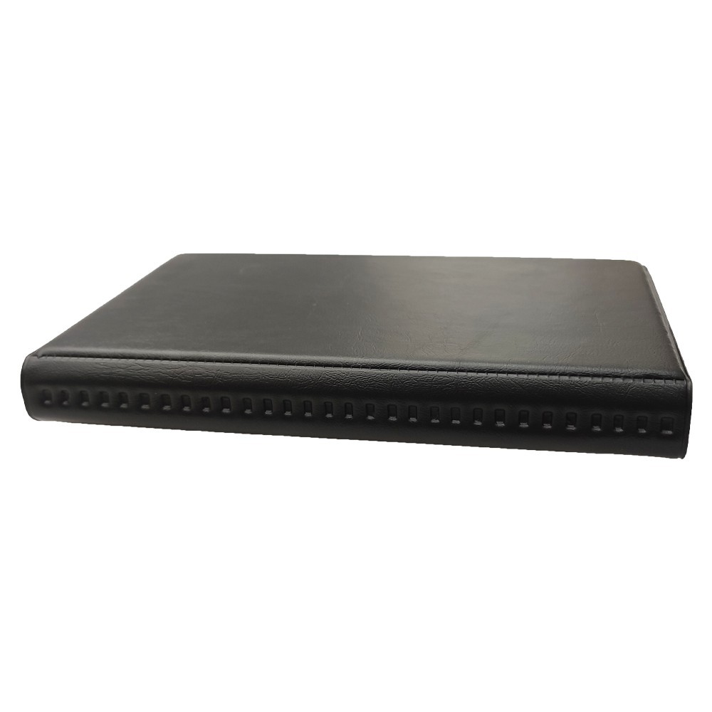 Hardcover Business Card Holder 120 Capacity Office Desk Organizer for Business