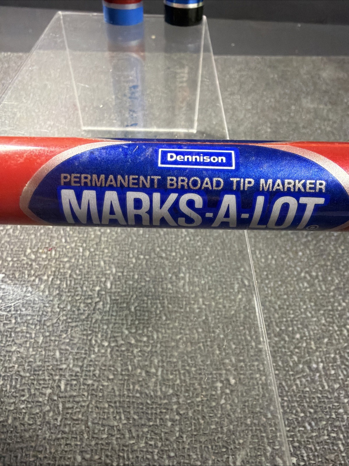 Marks A Lot Permanent Broad Tip Markers Red,Blue,and Black All Work