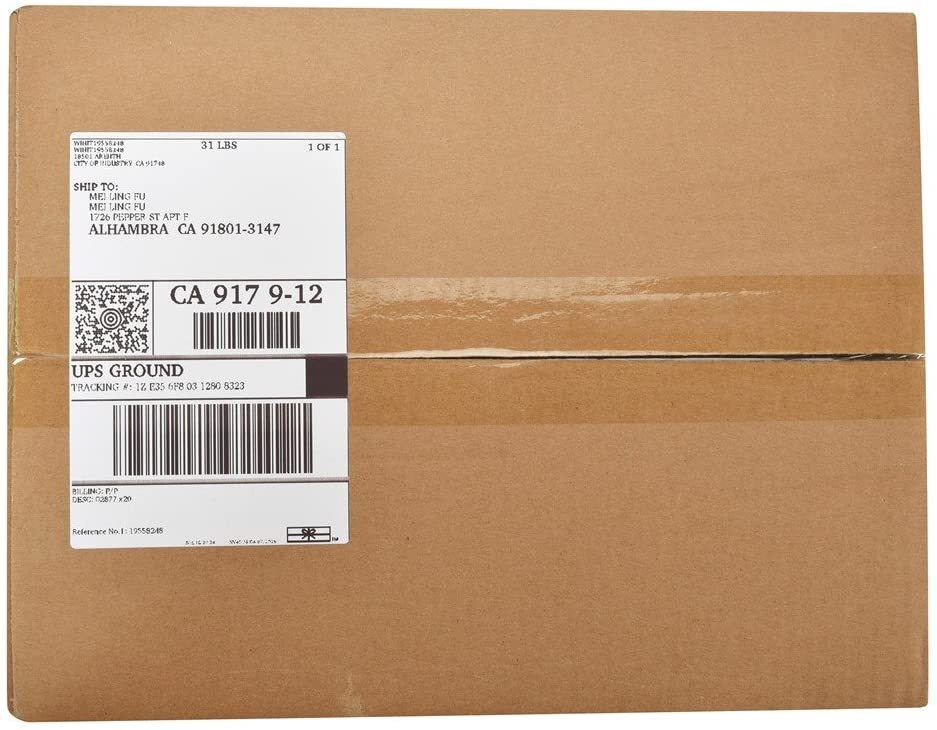 4×6 Direct Thermal Address Shipping Labels – 450 Per Roll -For Zebra 2844 Eltron