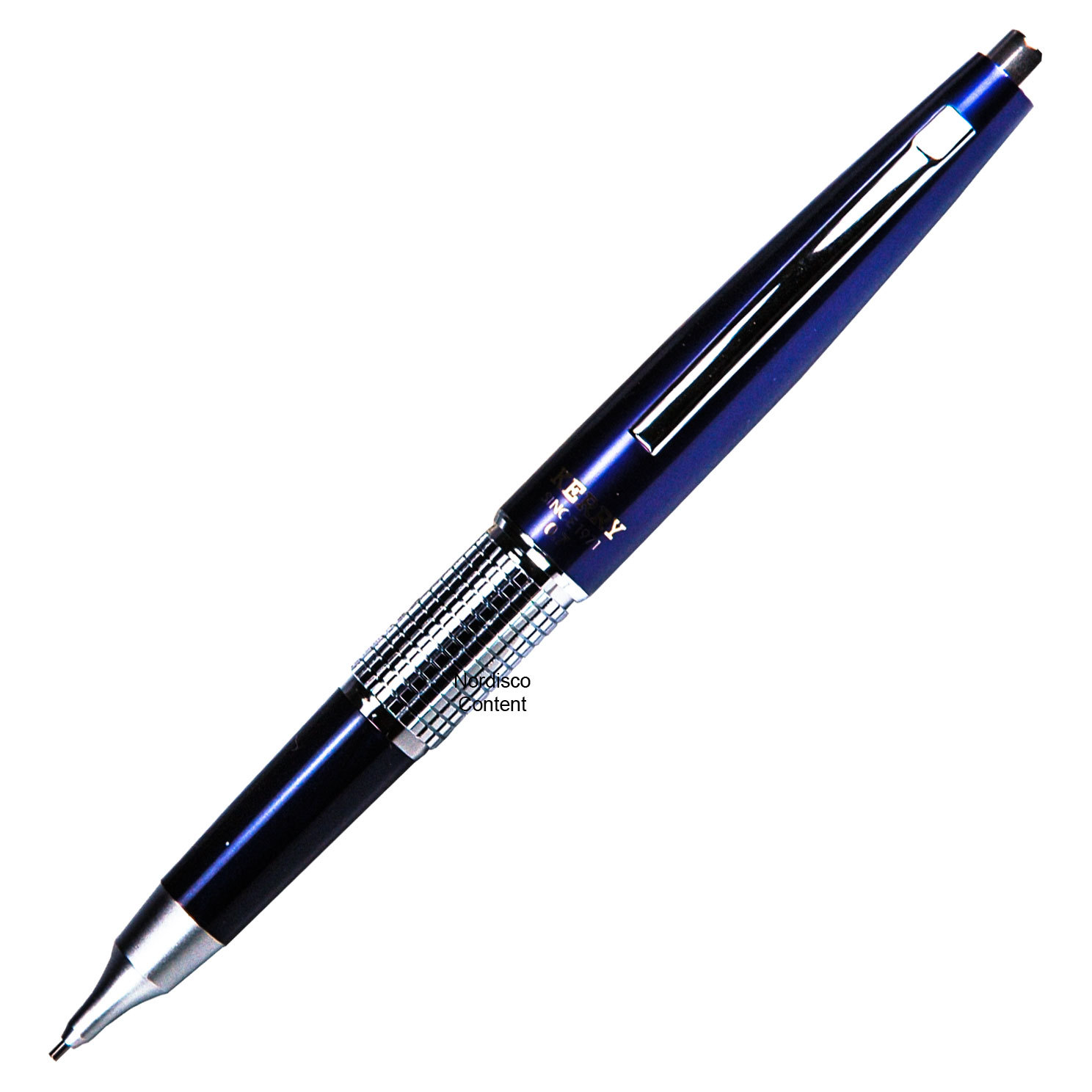 Pentel Sharp Kerry Mechanical Pencil P1037C, 0.7mm. Metallic Blue Barrel