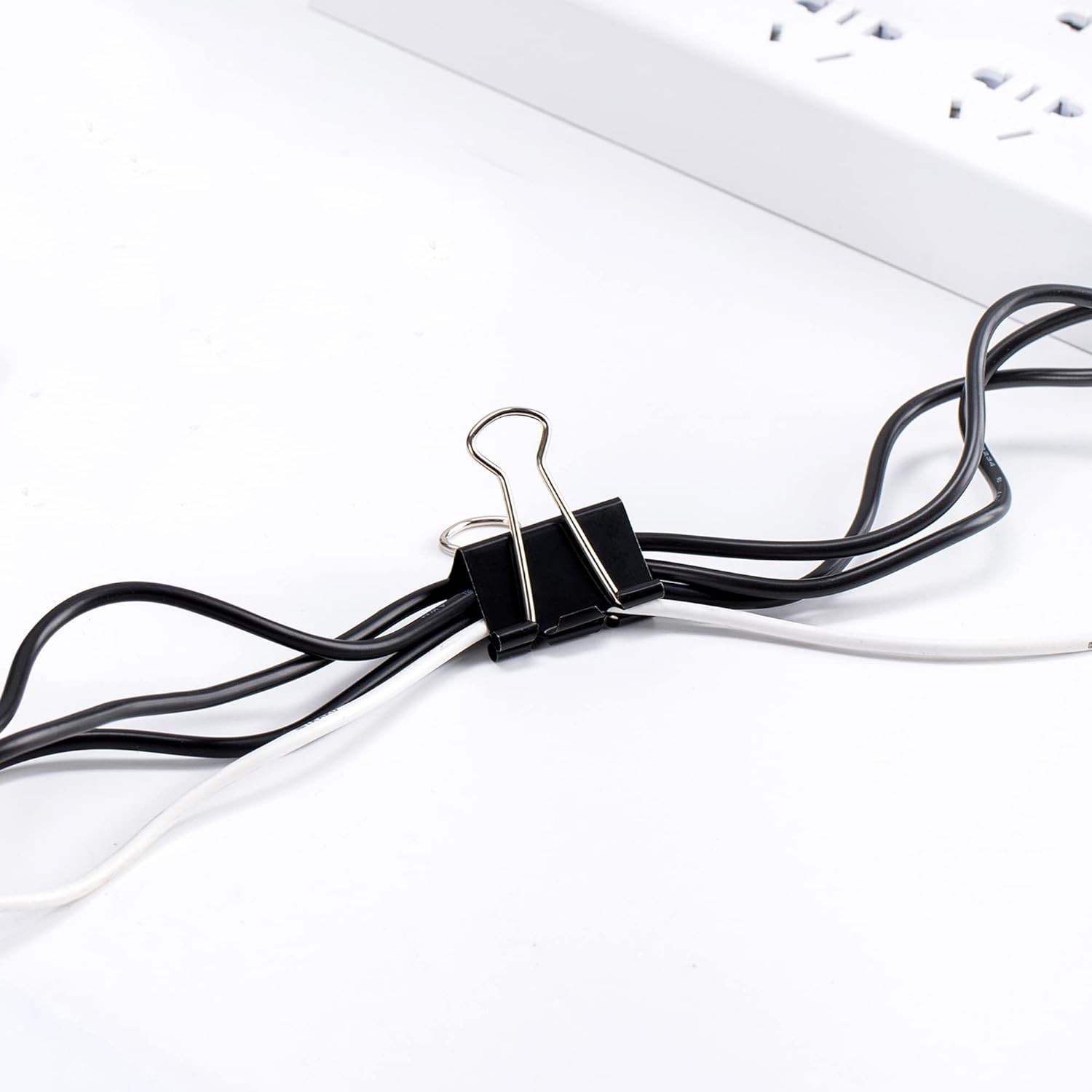 Sturdy Binder Clips for Office Use, 144 Count (12 Pack of 12), Reusable, Black