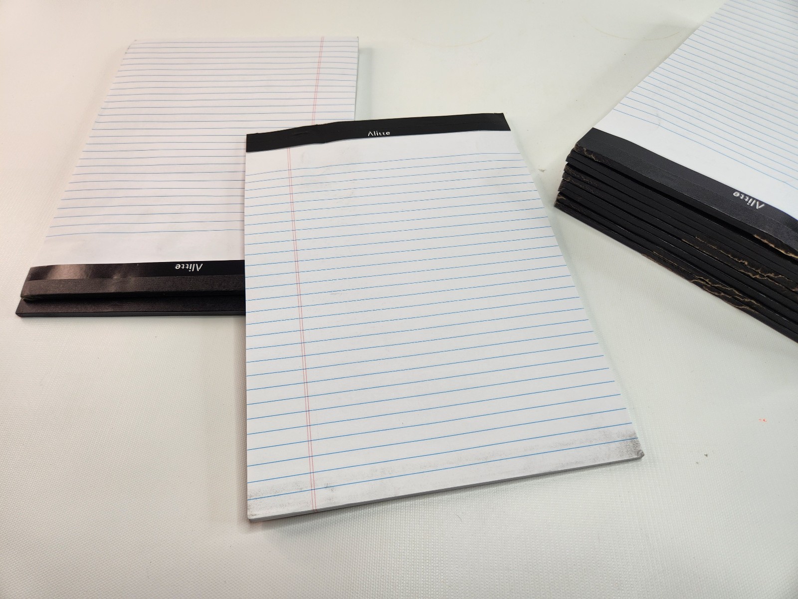 12 Alitte Legal Notepads 8.5″ x 11″ Perforated Wide Ruled Writing Pad 50 pages