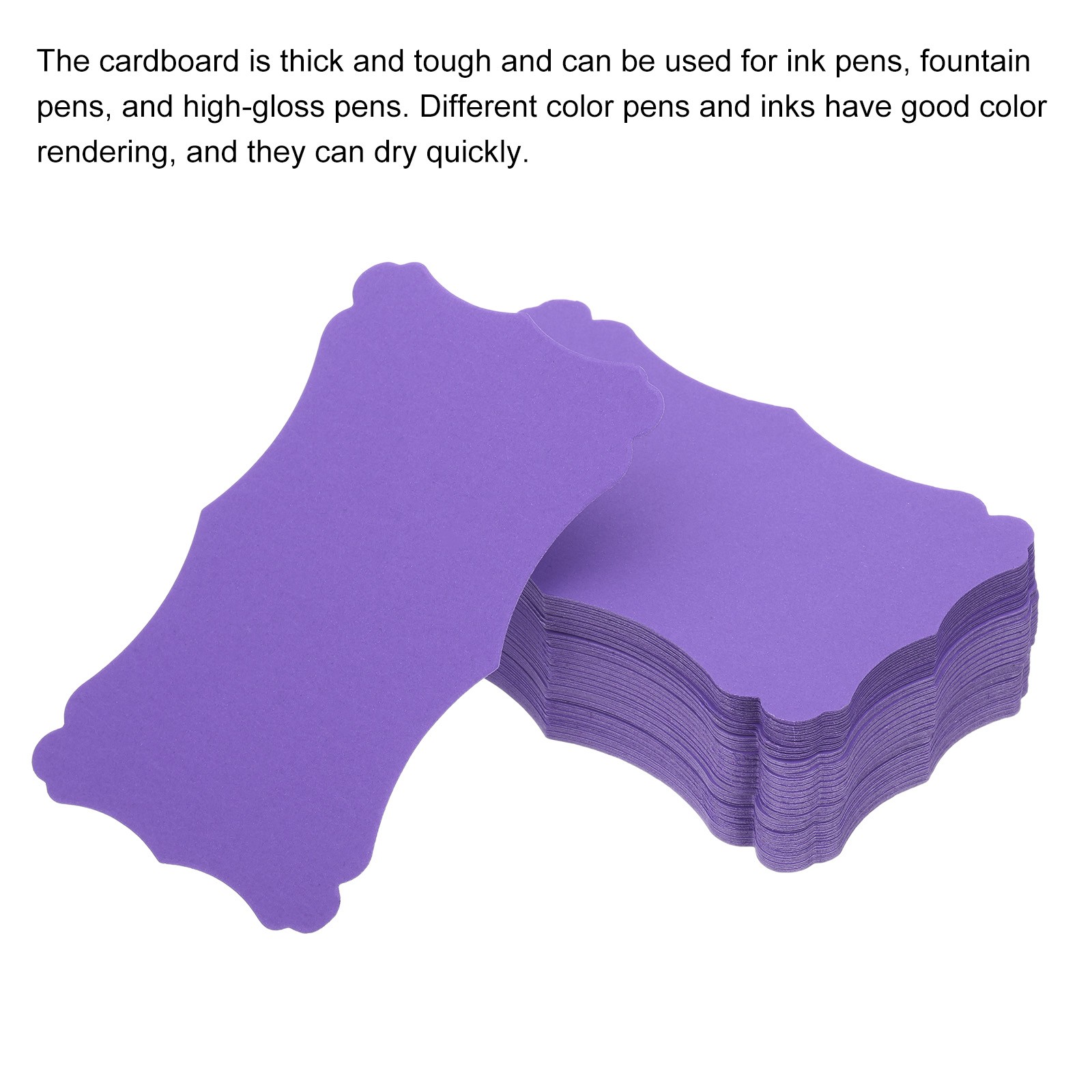 3″x5″ Blank Paper Business Cards 120 Pack Index Flash Cards Purple