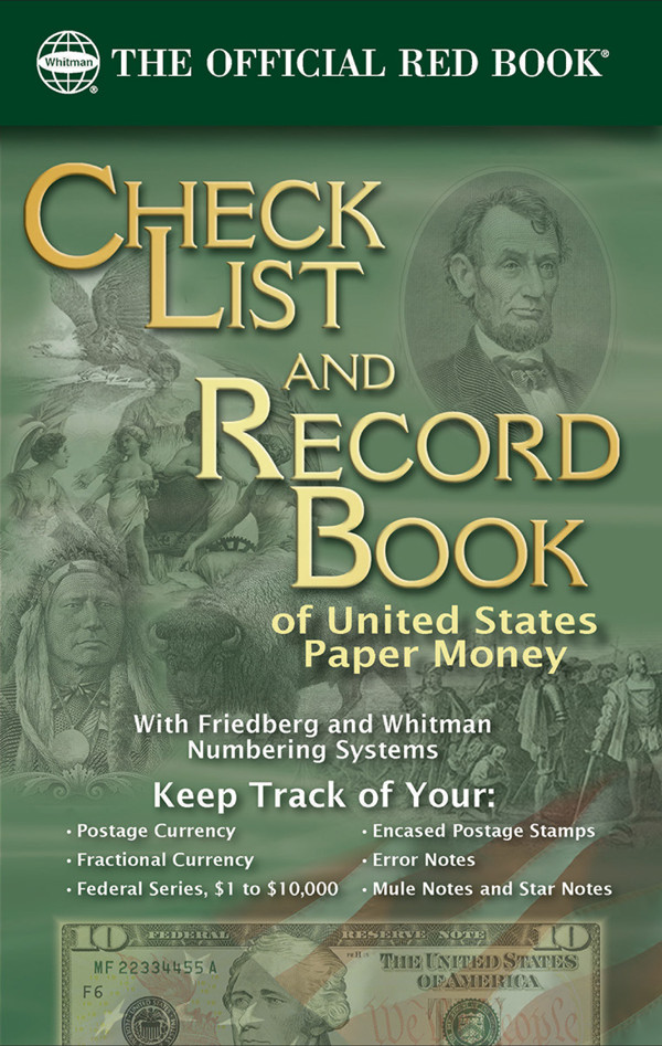 Whitman Check List and Record Book of United States Paper Money – Pocket Size