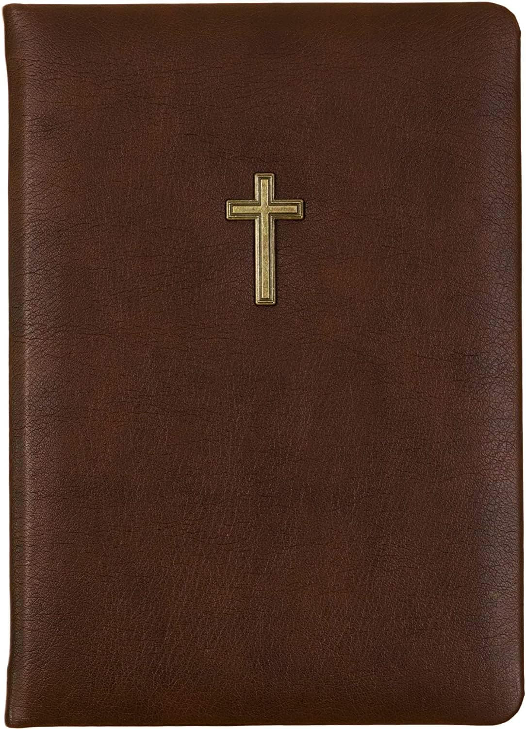 New Eccolo Lined Journal Notebook Cross Emblem Brown 5×7 Fast Shipping