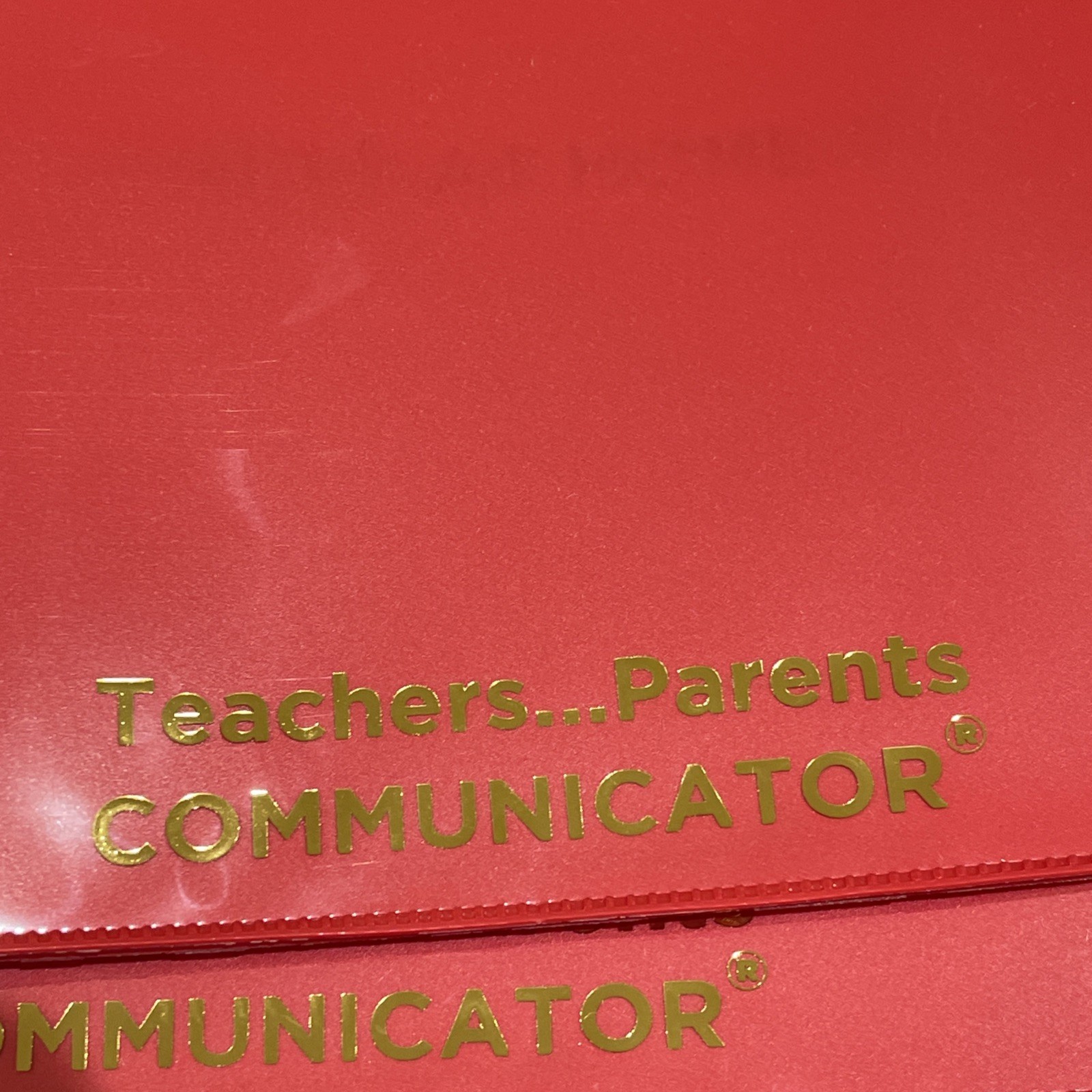 Qty 23 New Nicky’s Folder® English Communicator, Parent-Teacher Folder Red