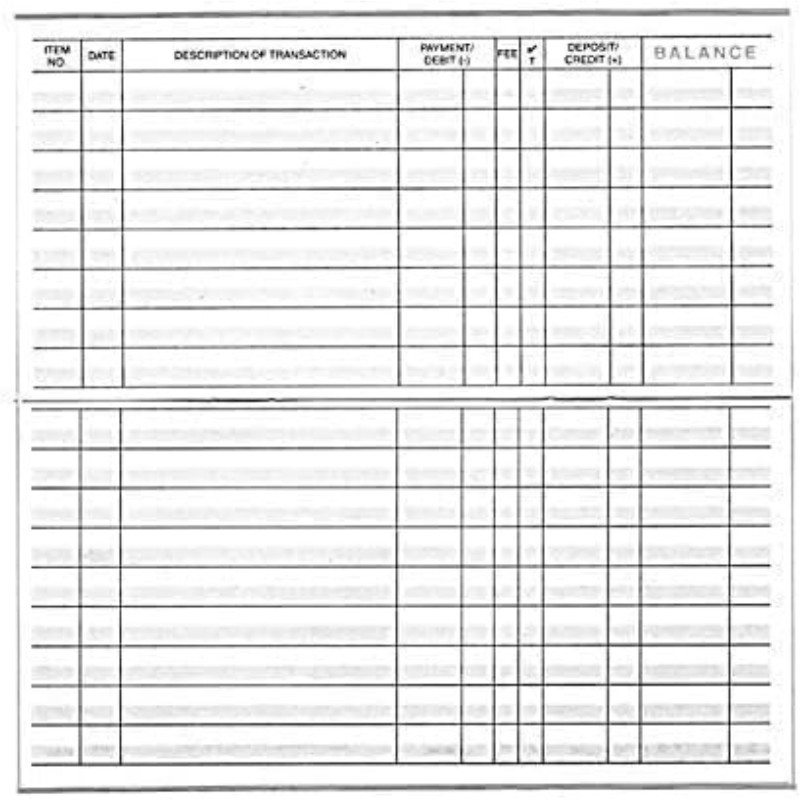 12 Checkbook Transaction Registers 2025-2026-2027 Calendars Check Book Bank …
