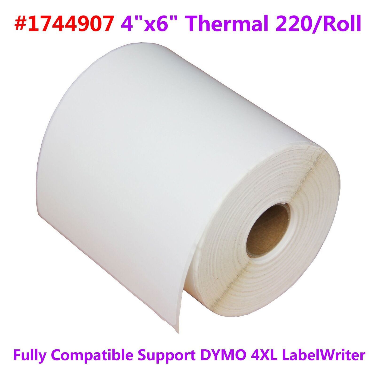 2 Rolls 4×6 Thermal Shipping Postage Labels 220/Roll Compatible Dymo 4XL 1744907