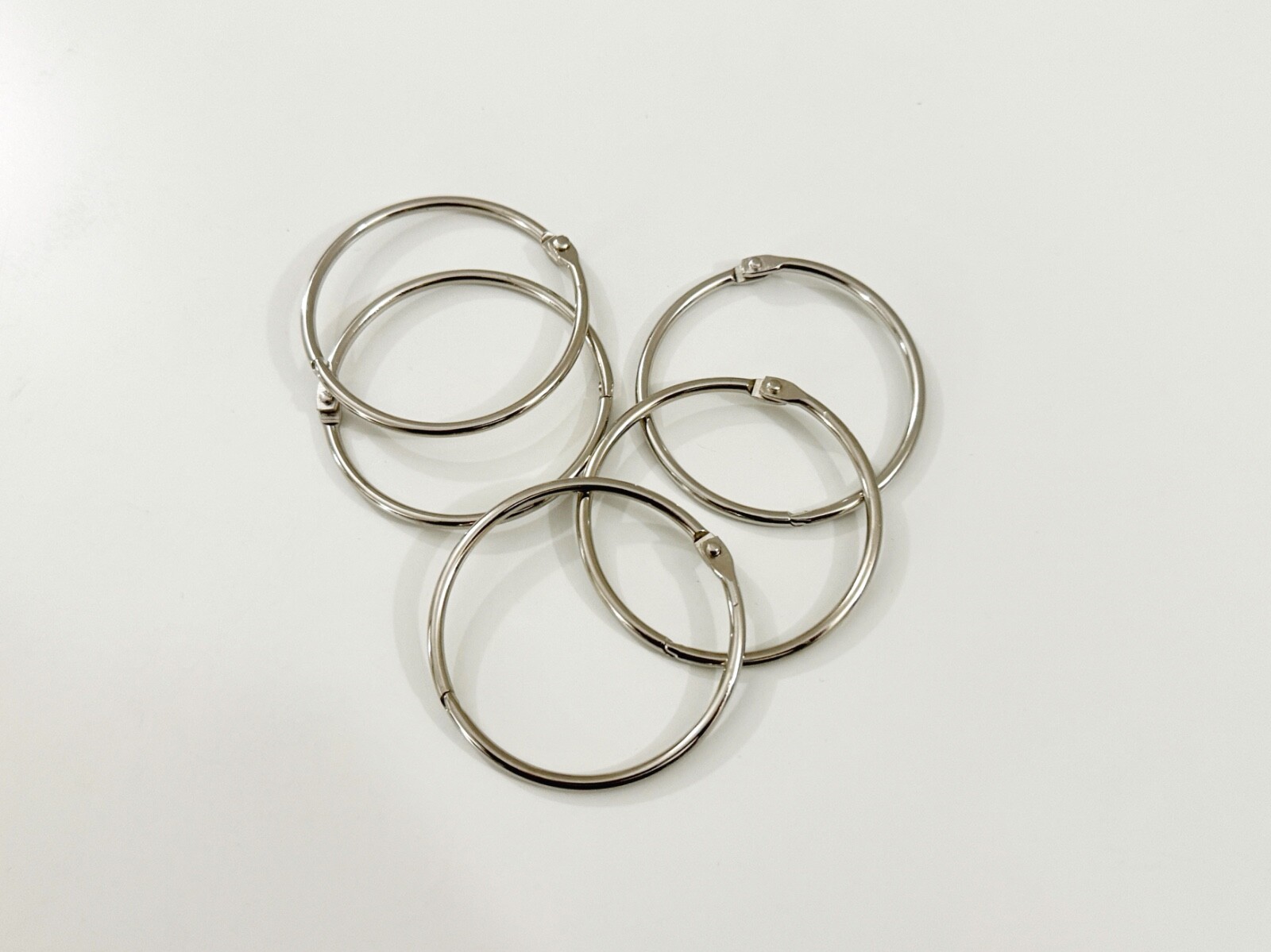 High Quality Metal Ring Binder 50mm ID 56mm OD 3mm Thickness 5qty Set