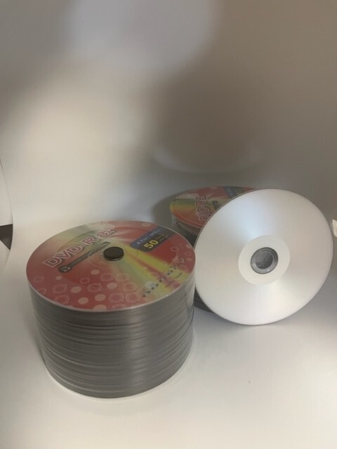 100 CMC DVD-R 8X, 4.7GB, SILVER INKJET HUB PRINTABLE DVD-R8-SIPRO50-CM,FREE SHIP