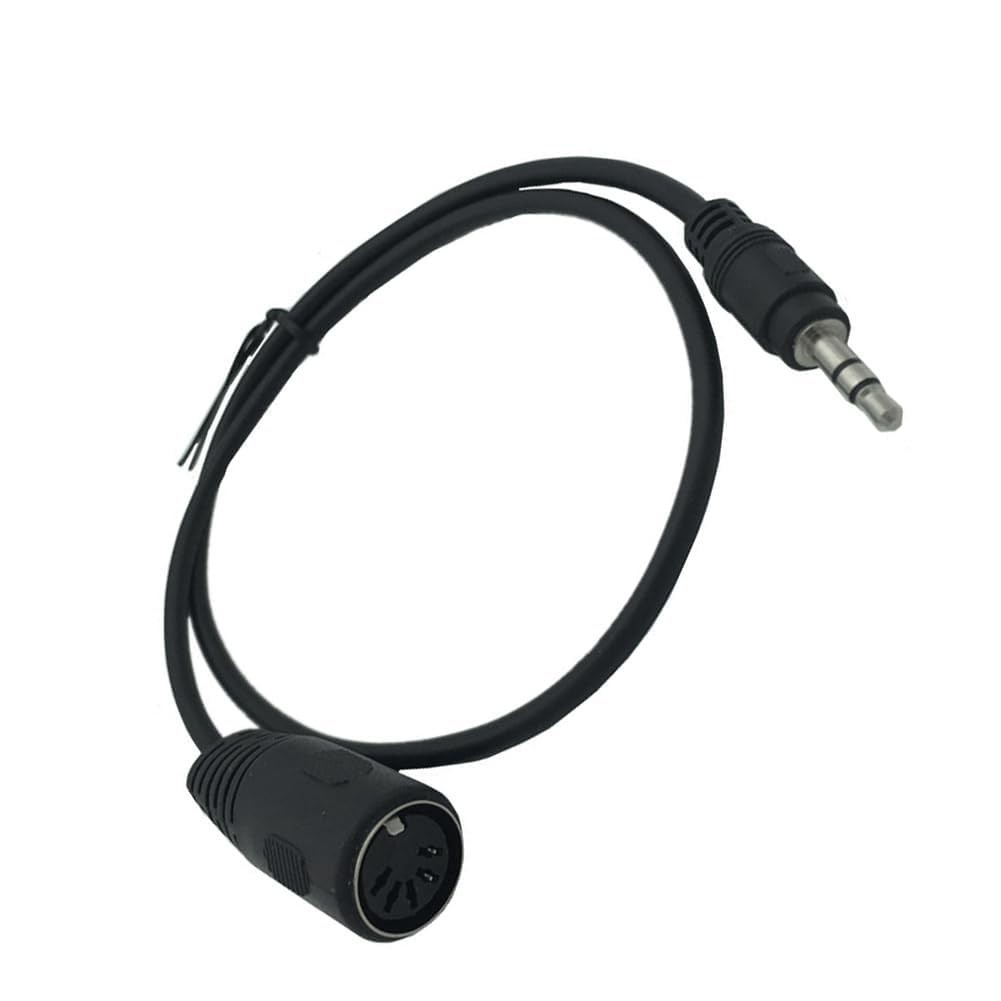 2 Pack of Type-A MIDI to 3.5mm Adapter 14″ Inch CableMidi Female to TRS 3.5mm
