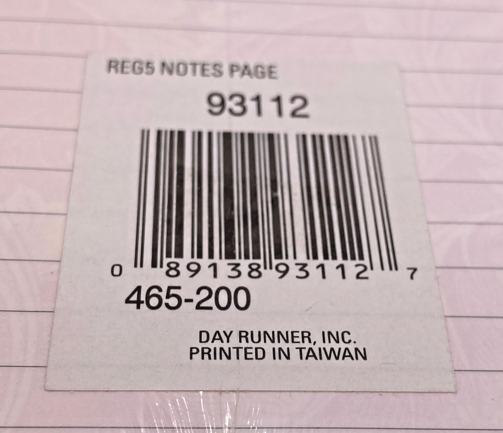 Day Runner Notes Pages 5.5″ x 8.5″ 30 Sheets #93112 New Sealed – Lot of 2