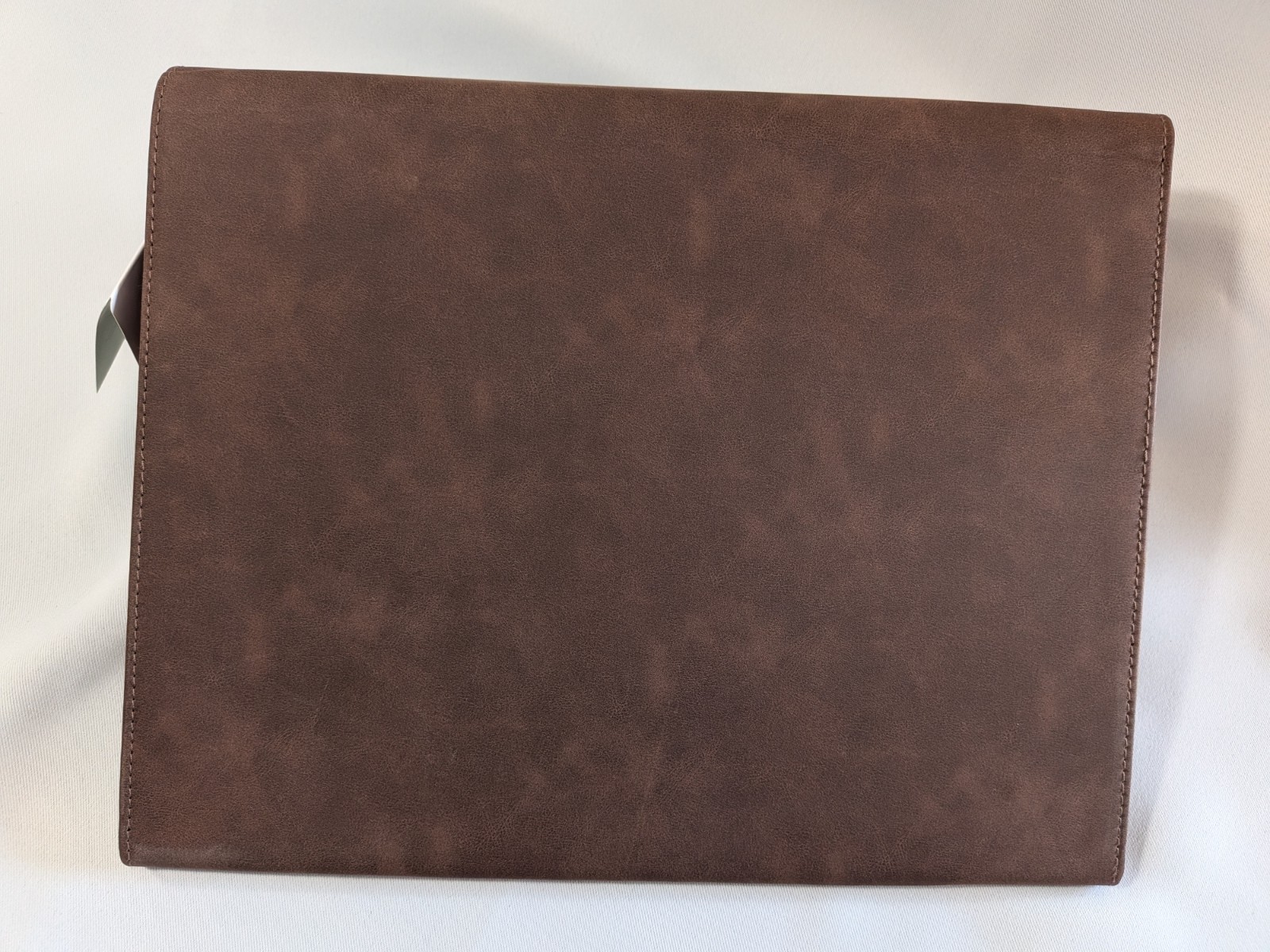 U Brands Document Holder Brown Vegan Leather Portfolio Sleeve Office Travel Case