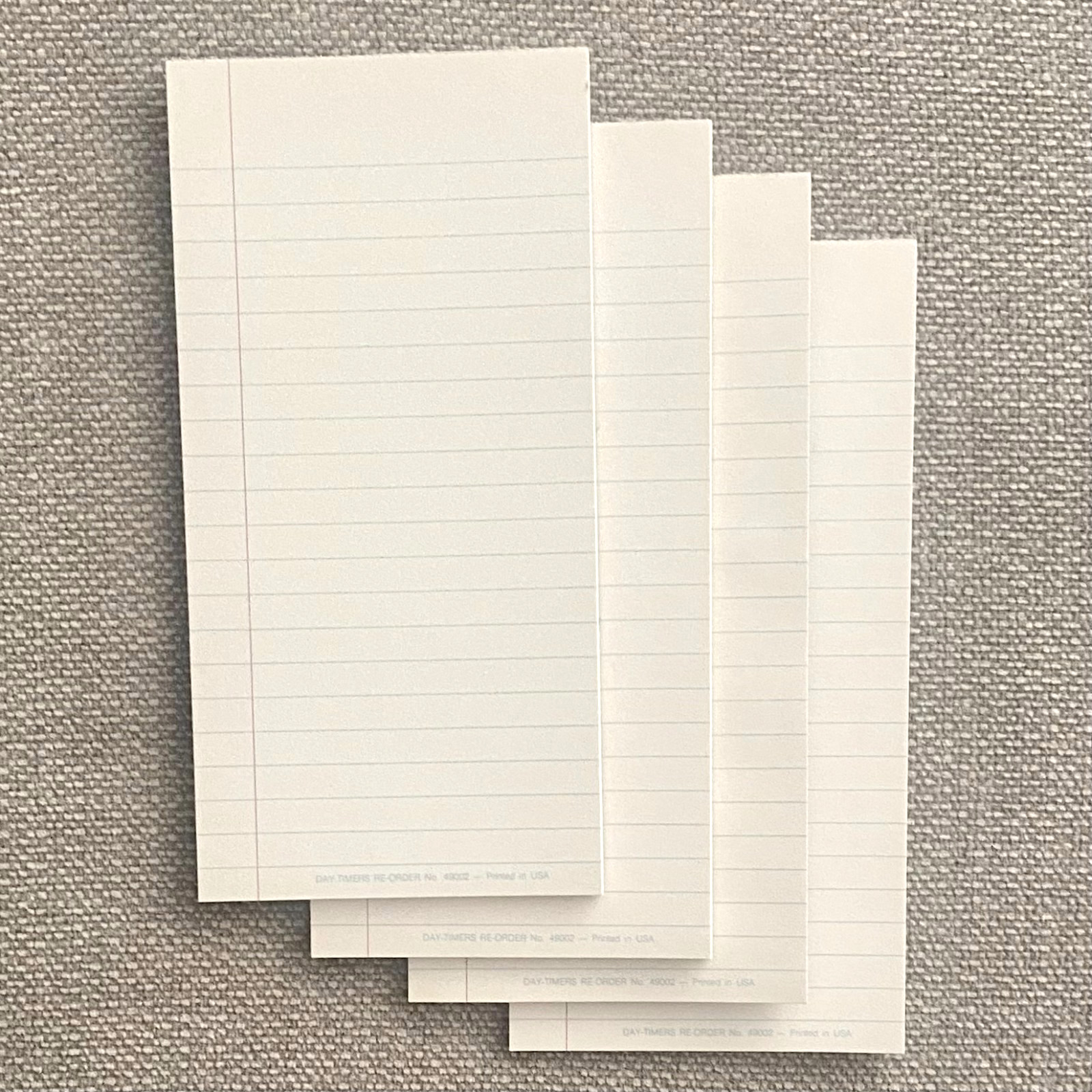Day-Timer Lined Memo Pads, Pocket Size, 3″ x 6″, 4-Pack, 25 Sheets per Pack NEW