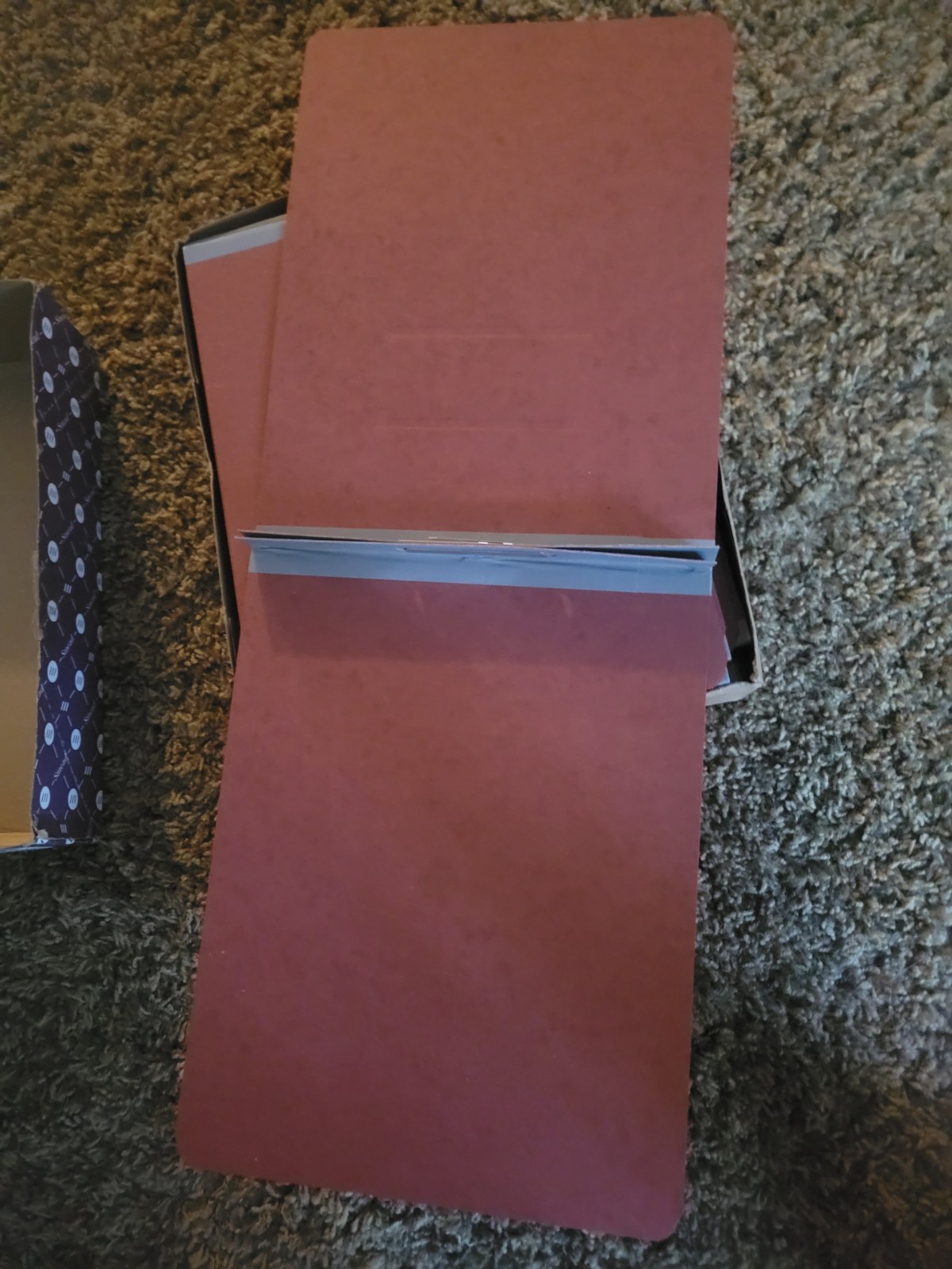 Smead PressGuard Report Cover Letter Size Red 2in Capacity 25 Pack 81724