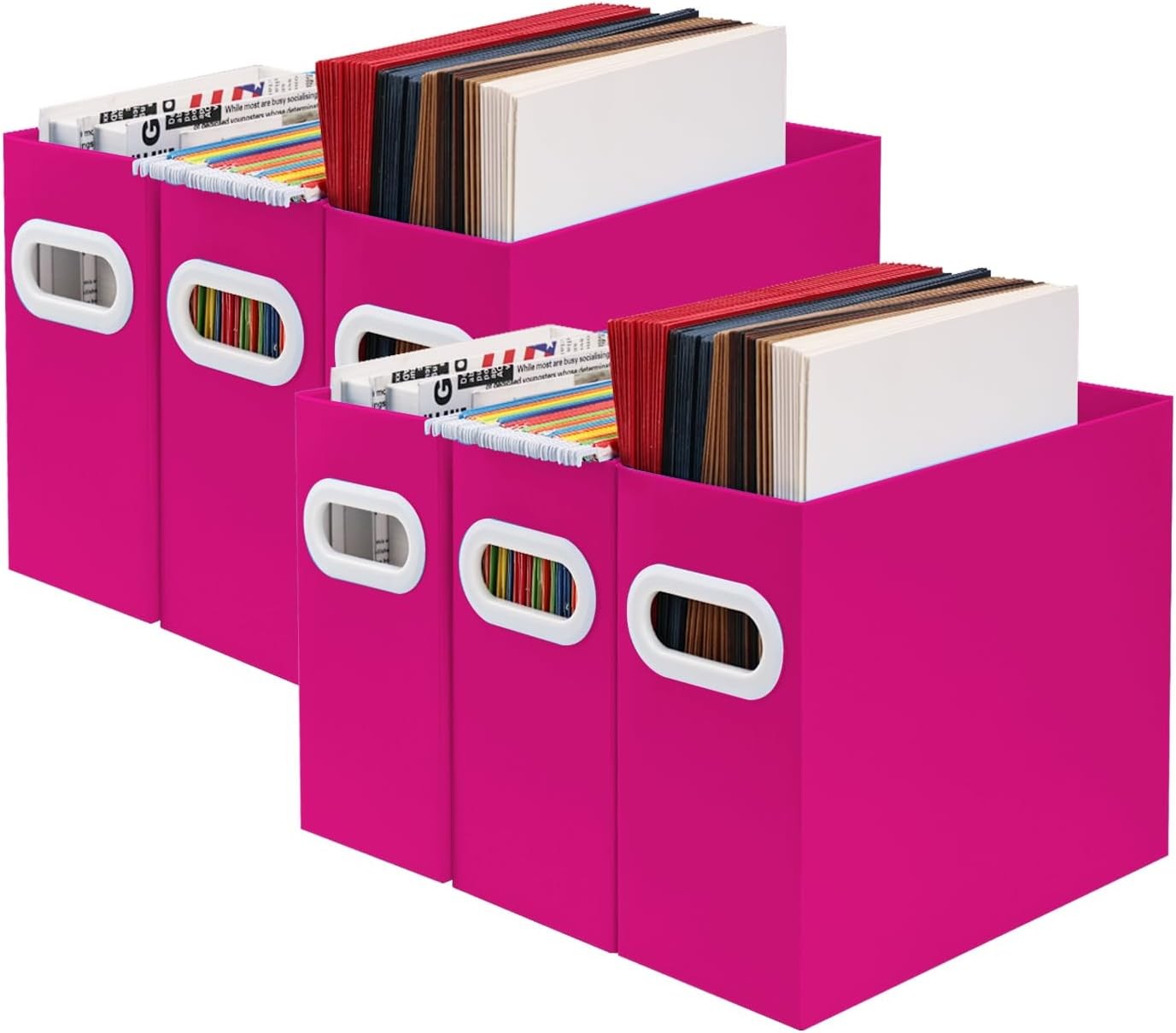 Hanging File Organizer,Cardboard File Folder Organizer,Desk Document Storage Box