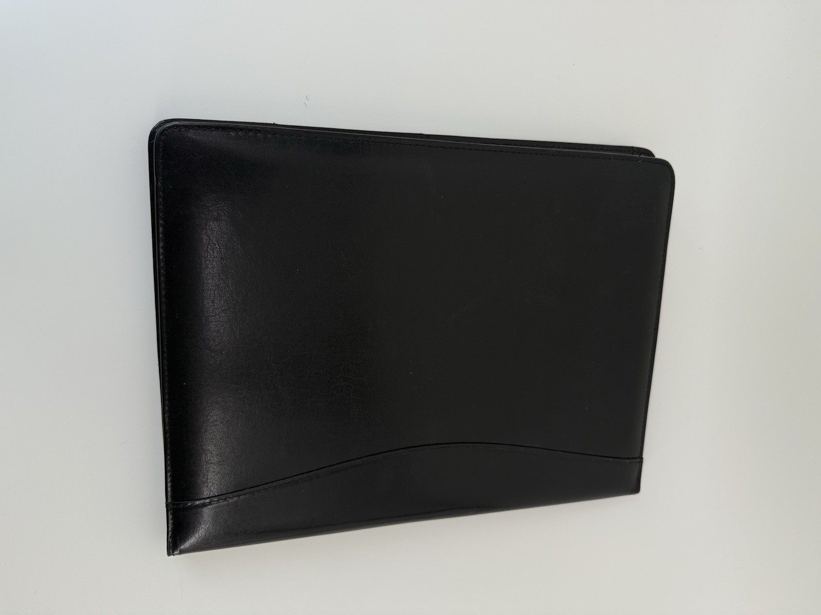 Royce New York Premium Bonded Leather Classic Personal Planner Padfolio – Black