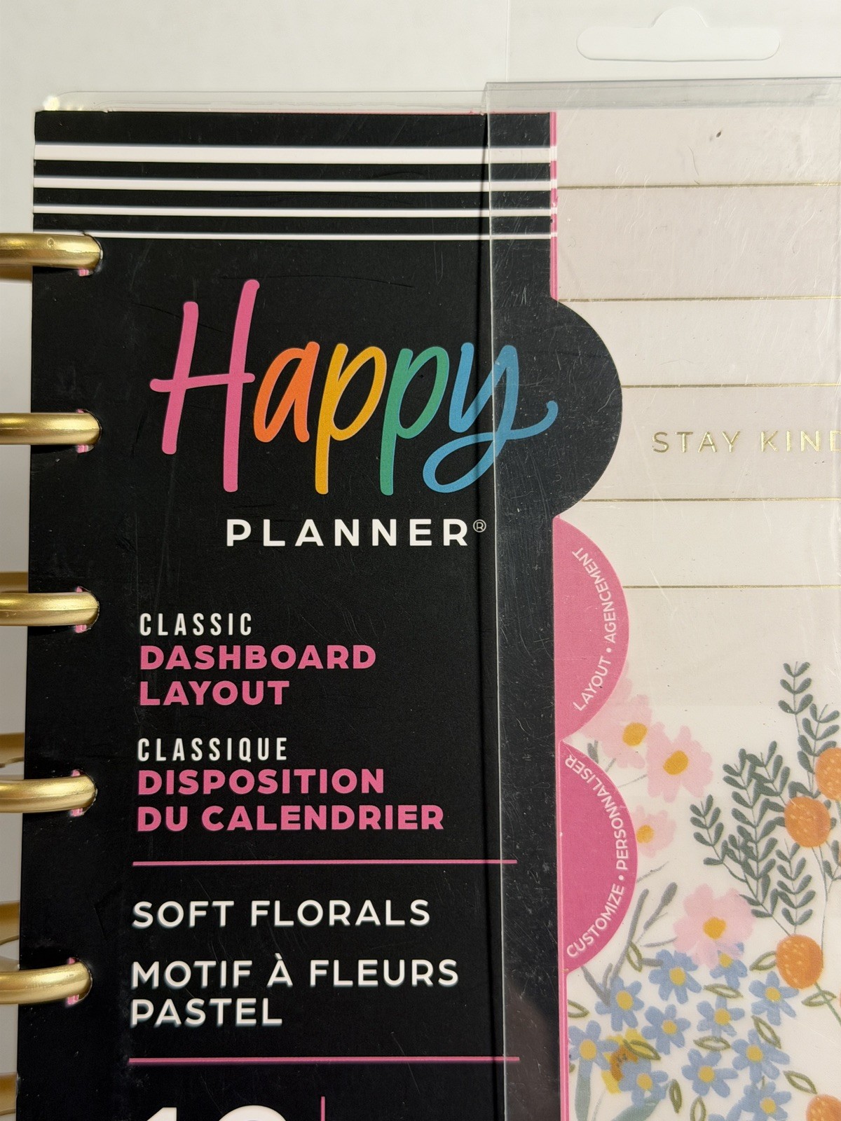 The Happy Planner Classic 12 Month Undated Soft Florals