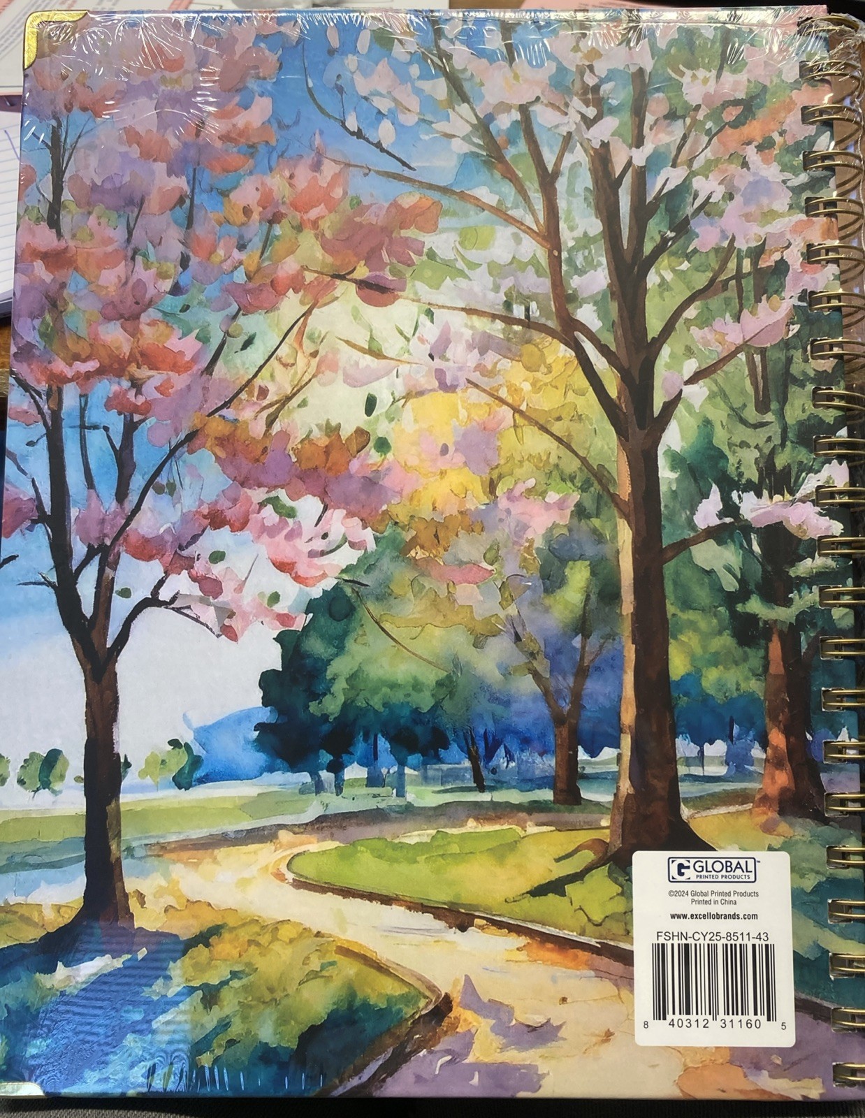 Global Printed Products HARDCOVER 2025 Planner: (Nov 24-Dec 25) 8.5″x11″
