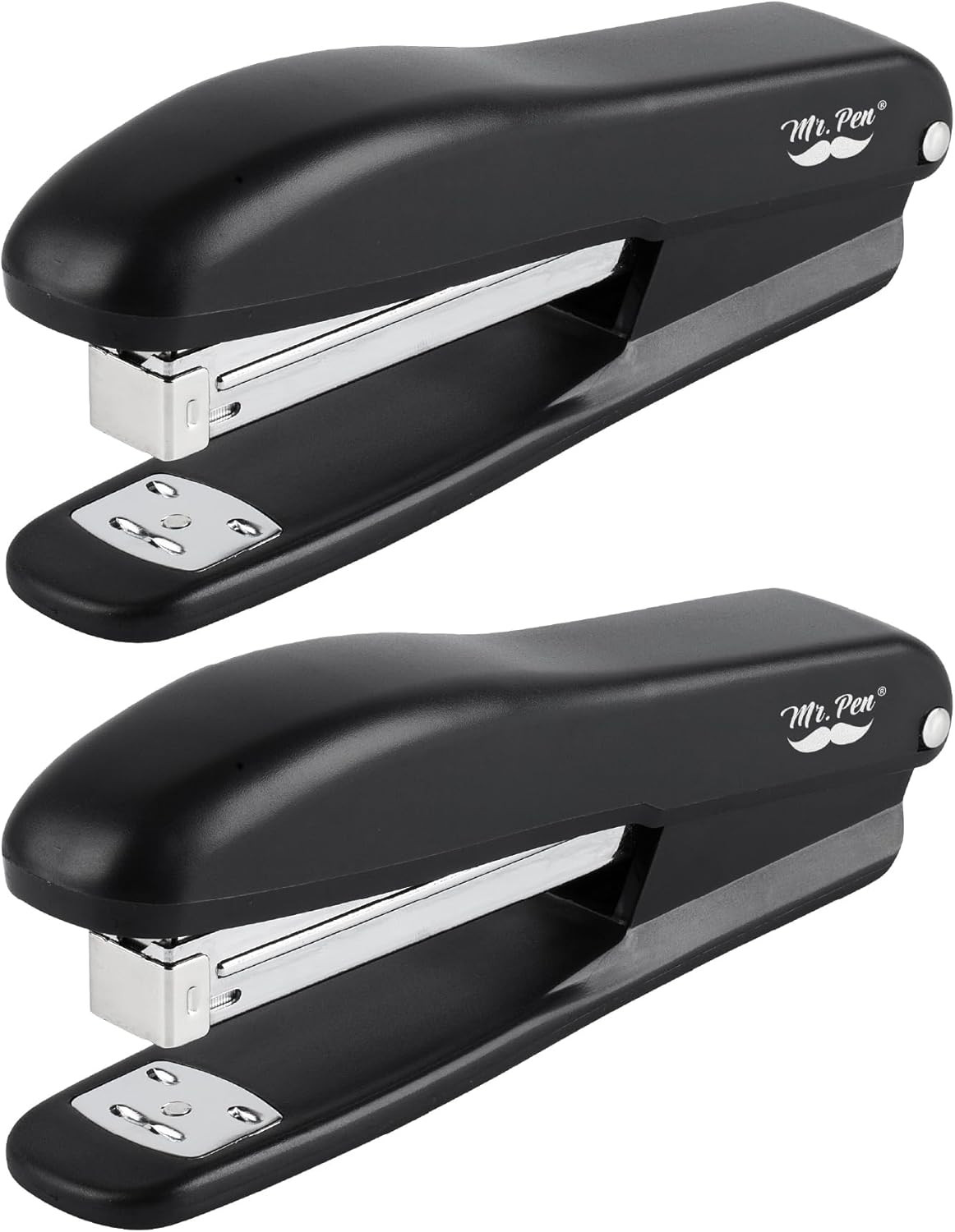 – Staplers with 200 Staples, 20 Sheet Capacity, Pack of 2, Staplers for Desk, Of