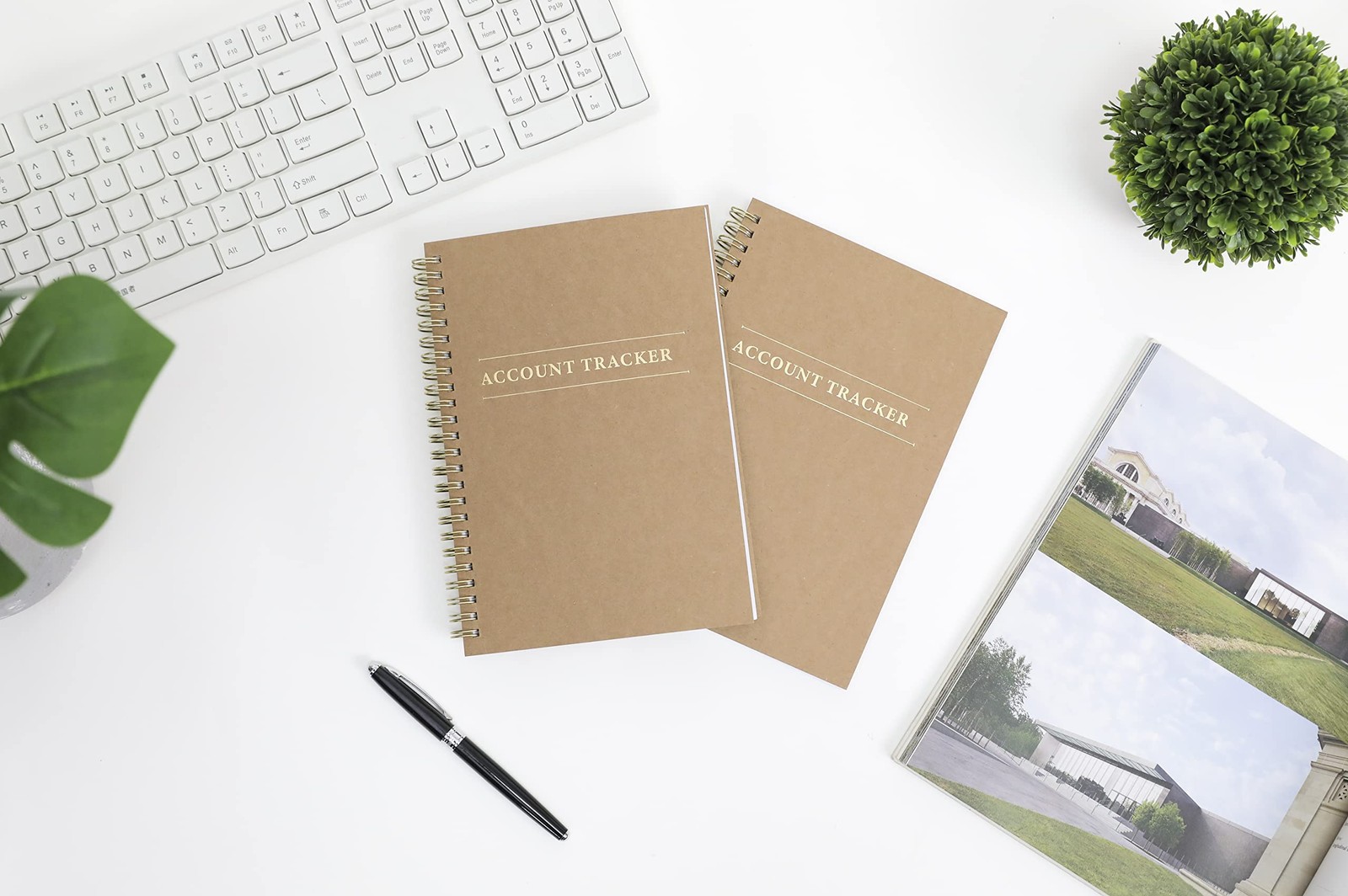 2 Pack Accounting Ledger Books for Home Budget Tracking, Business 2-PACK